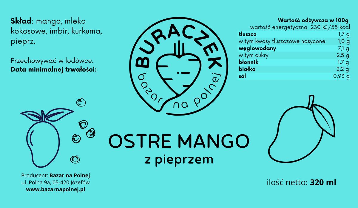 SMOOTHIE OSTRE MANGO