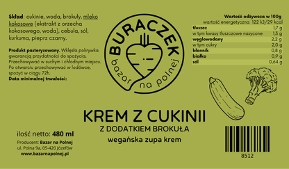 KREM Z CUKINII Z BROKUŁEM