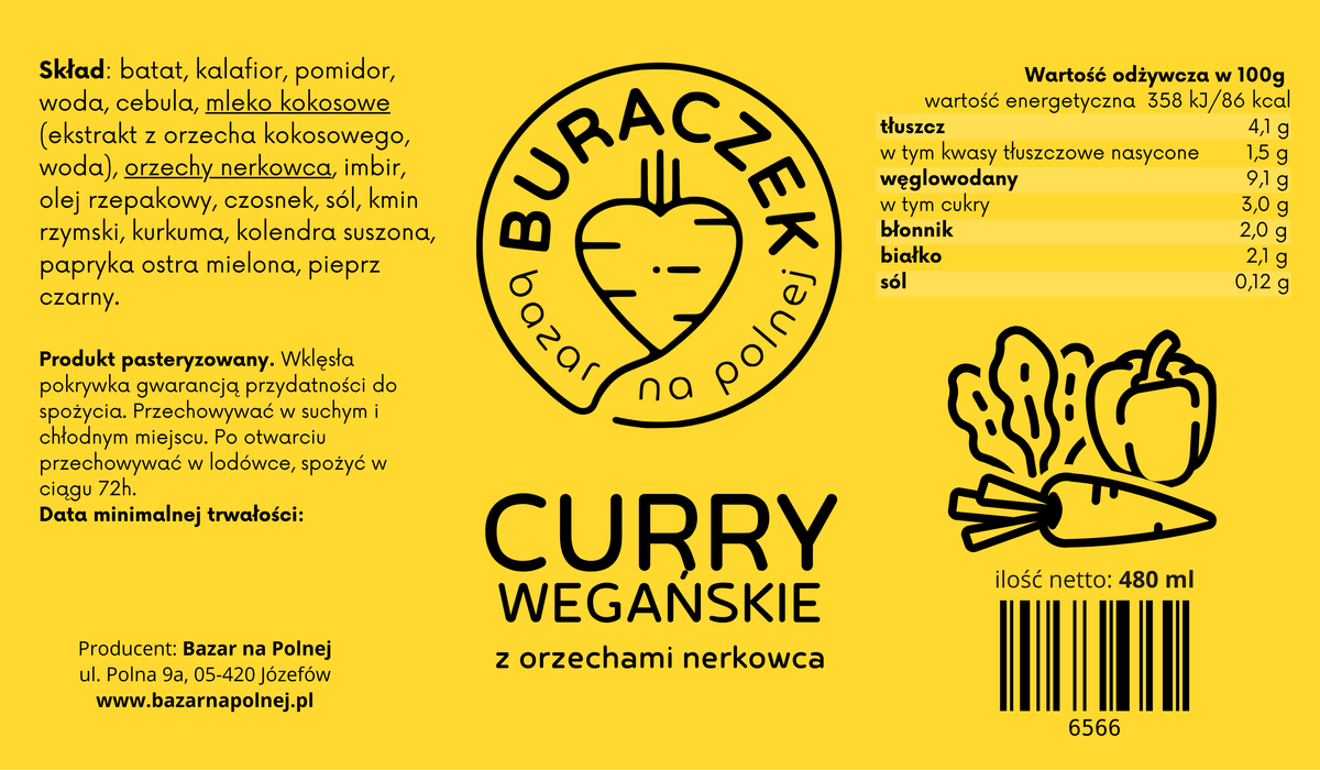 CURRY Z BATATAMI